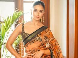 Affordable Dupes Of Sabyasachis Floral Organza Saree Seen On Alia Bhatt