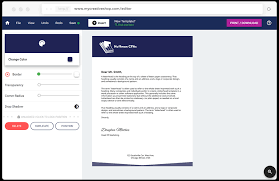 A letter head defines a company's brand image as it represents the company and renders it's first the easy editable features including dedicated space for your company's logo let you customize the. Letterhead Maker Create A Letterhead With Mycreativeshop