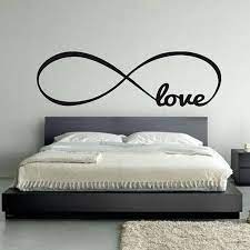 It is actually a rather difficult question or maybe a cheaply made product? Bedroom Wall Decals Love Wall Stickers Bedroom Decor Infinity Symbol Word Love Bedroom Vinyl Wall Art Wall Sticker Cartoon Wall Stickers Black And Whitewall Stickers Chinese Aliexpress