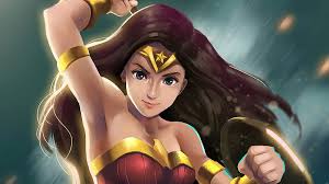 With gal gadot, chris pine, connie nielsen, robin wright. Wonder Woman Girl Brown Hair Dc Comics Blue Eyes Hd Wallpaper Peakpx
