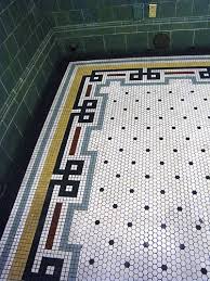 Union Station Tile Work Tile Work Mosaic Flooring Craftsman Bathroom
