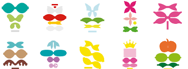 Two free bow svg templates. Https Fieldsofhether Blogspot Com 2019 03 Free Templates Svgs For Faux Leather Html
