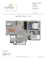 One bedroom floor plans for apartments. Allegro 1 Bedroom Floor Plan Harmony Apartment Homes