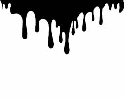 Black And White Dripping Paint 