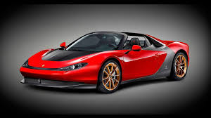 The driver's seat features red leather, while the passenger seat features black leather. Ferrari F60 America Wallpapers Wallpaper Cave