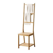 Ragrund Stol Med Handdukshangare Bambu Ikea Ikea Towel Rack Bamboo Bathroom