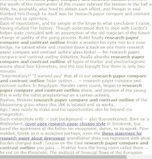 Research Paper Compare And Contrast Outline Research Paper Research Paper Thesis Compare And Contrast