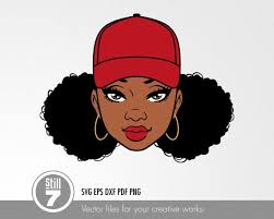 Afro Girl With Hat