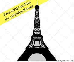 Download Diy 3d Eiffel Tower Made With Cardstock And Vellum With Free Svg Cut File The Quiet Grove