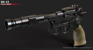 Artstation Dx13 Blaster Pistol Sergey Kolesnik Star Wars Empire Star Wars Guns Star Wars Rpg