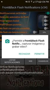 The app engages either your phone screen or the led flash for light. Front Back Flash Notifications For Android Apk Download