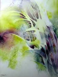 Artwork Of Karen Ku Sanctuary Abstract Art Painting Abstract Watercolor Oil Painting Abstract
