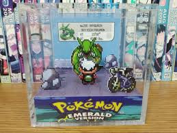 Shiny Rayquaza Sky Pillar Event From Pokemon Emerald Gba Untouched For Home  | Ebay