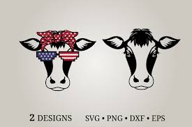 Download Cow Face Graphic By Euphoria Design Creative Fabrica PSD Mockup Templates