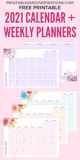 Download free daily planners in word, excel, pdf. 2021 Weekly Planner Free Printable Pdf Printables And Inspirations