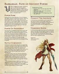 Learn vocabulary, terms and more with flashcards, games and if a creature hits you with a melee attack it takes 5 cold damage. Barbarian Path Of Ancient Power V1 Don T Just Rage Transform In A Burst Of Light Like He Man And She Ra Unearthedarcana