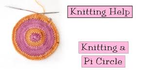 This knot stitch coaster would look great gifted in a set of 2 or 4, perhaps in different colors. Knitting Help Knitting A Pi Circle Youtube