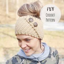 Crochet Cable Headband Pattern