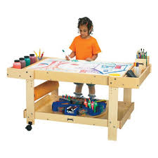 Jonti Craft Creative Art Caddie With Bins Kids Table Chair Set Art Table Arts And Crafts Furniture