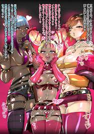 Rule 34 - 3girls Before And After Bimbo Bimbofication Breasts Dark-skinned  Female Female Female Only Ganguro High Heels Japanese Text Jujutsu Kaisen  Kasumi Miwa Midriff Multiple Girls Navel Nipples Nishimiya Momo Post