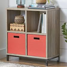 Free delivery for many products! Better Homes Gardens Square 4 Cube Storage Organizer With Metal Base Multiple Finishes Walmart Com Walmart Com