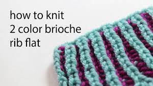 See more ideas about knitting, brioche knitting, brioche stitch. How To Knit Two Color Brioche Rib Flat Hands Occupied Youtube