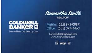 If you are affiliated with coldwell banker we offer all the tools you need to create a great business card in a wide variety of paper stocks and styles. Coldwell Banker Real Estate Blue Custom Printing Request