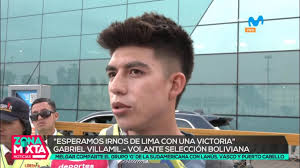 🎙️ Gabriel Villamil, volante boliviano: "Creo que va a ser un partido  durísimo. Mis compañeros vienen entrenando hace un par de días así que  estamos enfocados de poder conseguir una victoria y hacer ...