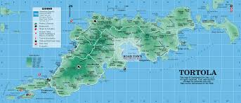Tortola Map Tortola British Virgin Islands