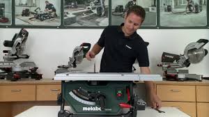 metabo ts 254 m table saw youtube