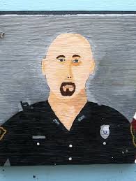 Officer Funk is the happiest man in town