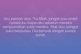 Maybe you would like to learn more about one of these? Derita Anak Bila Ibu Bapa Tidak Solat Iium Confessions