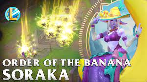 Order of the Banana Soraka Skin Spotlight - WILD RIFT - YouTube