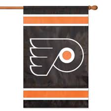Party Animal Philadelphia Flyers Applique Banner Flag Affly The Home Depot Philadelphia Flyers Animal Party Flyer