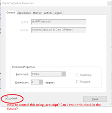 If you only have the adobe acrobat reader, you won't be able to unlock your pdf with this . Solved Form Field Unlocked On Signature How To Unlock Th Adobe Support Community 10755243