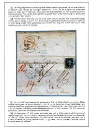 TRANSATLANTIC POST BALTIMORE - EMDEN 1846 - 1854 / EXPONET