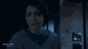 Terrified Abby Rivers GIF