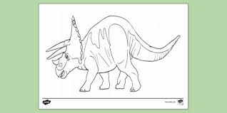 Free printable activities for toddlers. Free Triceratops Dinosaur Colouring Colouring Sheets