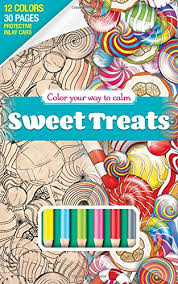 Free printable travel coloring pages. Amazon Com Sweet Treats Adult Coloring Book Set With 12 Colored Pencils Included Travel Size On The Go Coloring Book Color Your Way To Calm 9781988137650 Newbourne Media Books