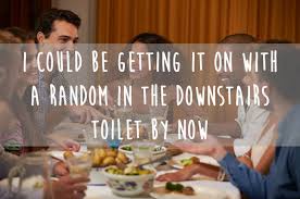 The thought of throwing a party can be overwhelming, especially when it's a singles mixer, so gather your closest friends and plan it together. 50 Thoughts You Have When You Re The Only Single Person At A Dinner Party