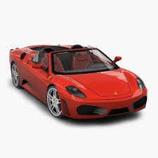 Ferrari F430 Spyder 3d Model Ferrari F430 Ferrari Spyder