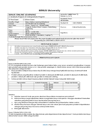 Soal ujian masuk binus online. Acct6130 Cost Accounting 2101782831 Fahrul Reviki Asta Pdf