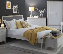 Manor House Stone Grey Double Bed Yellow Bedroom Decor Grey Bedroom Furniture Oak Bedroom