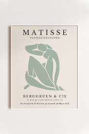 Henri Matisse Premium Matte Poster Papiers Decoupes Poster Etsy In 2021 Matisse Art Matisse Prints Blue Wall Art