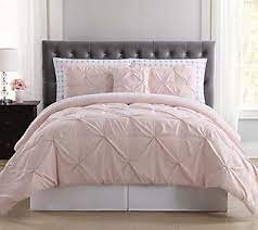 Truly Soft Arrow Pleated Twin Xl Bed In A Bag Qvc Com Bed Comforter Sets Full Bedding Sets Comforter Bedding Sets