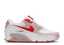 Never miss a release again. Wmns Air Max 90 Valentine S Day Nike Dd8029 100 White University Red Tulip Pink Flight Club