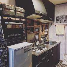 diy マットブラックマステで簡単 男前にチェンジ キッチンもゴミ箱も簡単リメイク キッチン 山善 インテリア