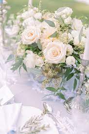 Classic Soft Blue Garden Wedding Inspiration Wedding Floral Centerpieces Garden Wedding Inspiration Wedding Flower Inspiration