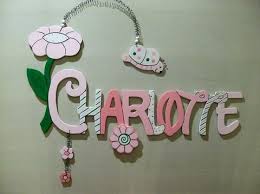 Turschild Namensschild Blume Und Schmetterling Turschild Kinderzimmer Geschenke Turschilder