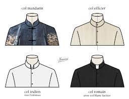 Le Col Officier Et Le Col Mao Stiff Collar
